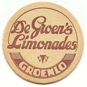 De Groen's Limonades (blauw-bruin )  — voorkant