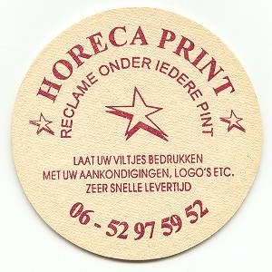 Horeca print      — voorkant
