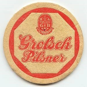 Grolsch pilsner (rood)   — voorkant