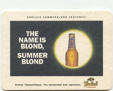 The name is Blond  — voorkant