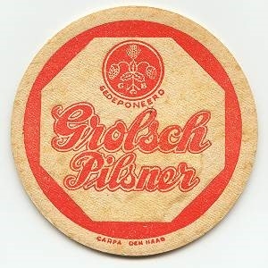 Grolsch pilsner (oranje) — voorkant