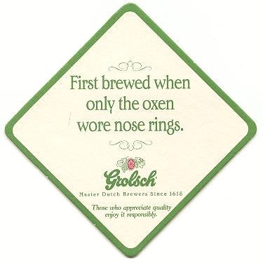 First brewed when — achterkant