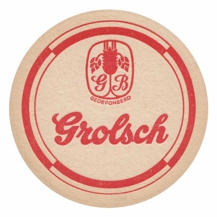 Grolsch (rood) zonder randtext  — voorkant