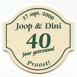 Privé - Joop & Dini — voorkant