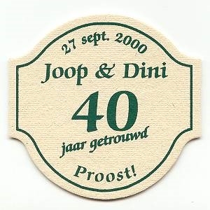 Privé - Joop & Dini — voorkant