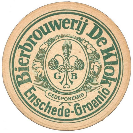 Bierbrouwerij De Klok (donkergroen)   — voorkant