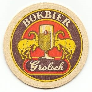 bokbier met 2 bokken  — voorkant