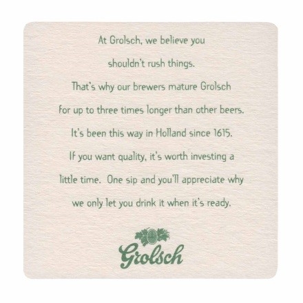 We only let you drink - groene tekst   — voorkant