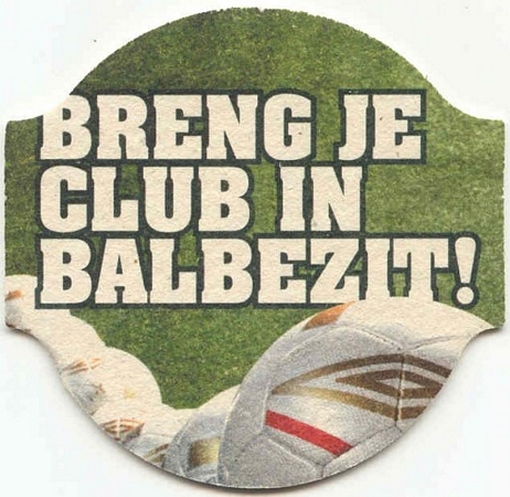 Breng je club in balbezit — achterkant