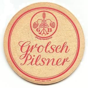 Proefdruk - Grolsch pilsner (blauw/rood)  — achterkant