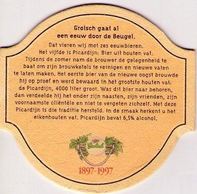 Picardijn, bier uit houten vat — achterkant