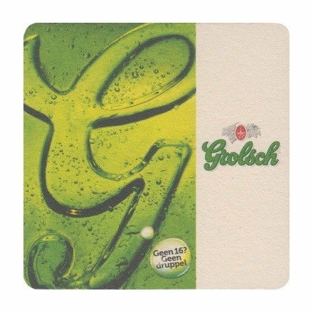 Grolsch stender  — achterkant