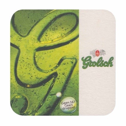 Grolsch stender — achterkant