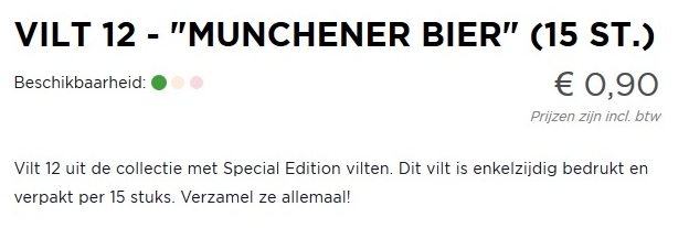 Munchener Bier     — viltje2