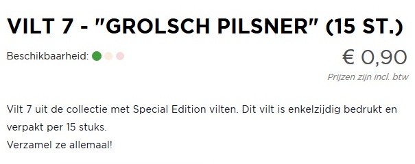 Grolsch Pilsner     — viltje2