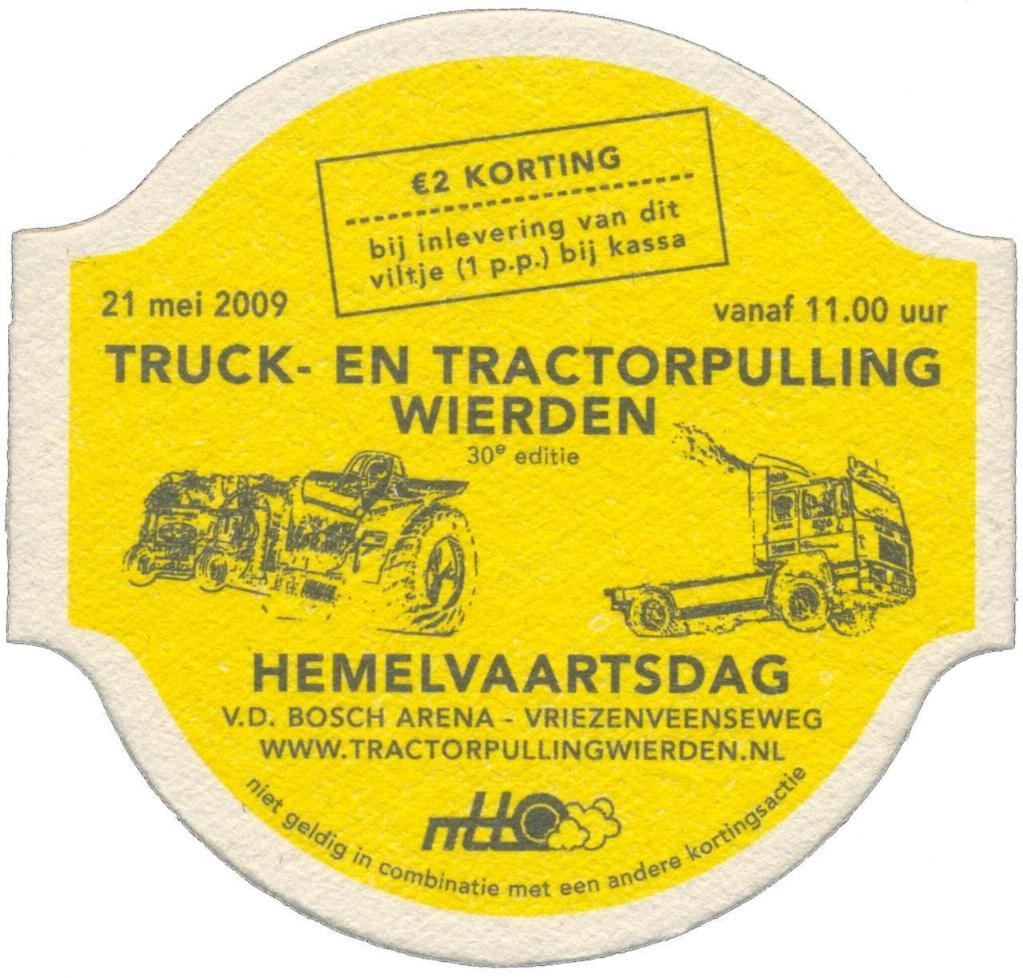 Tractorpulling Wierden — viltje