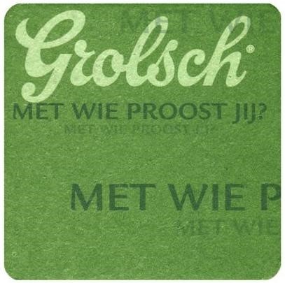 Met wie proost jij? (6/6) — viltje