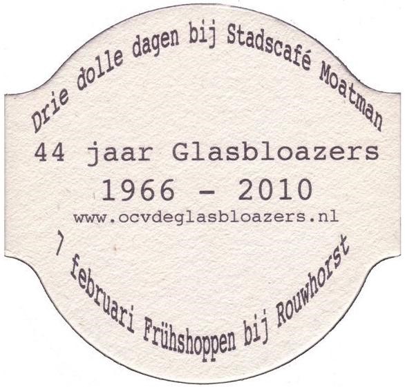 carnavalsviltje - Glasbloazers — viltje