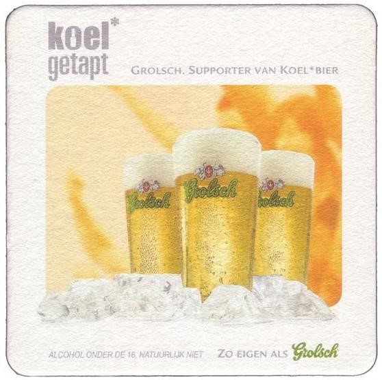 supporter van koel bier