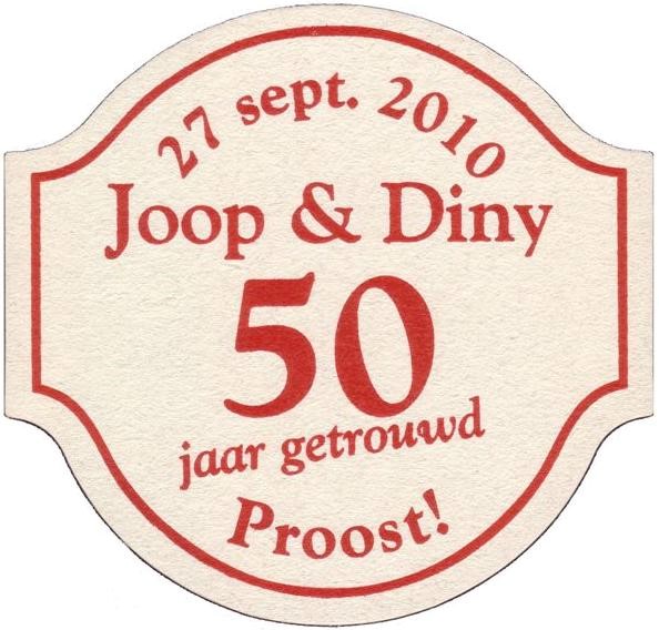 Privé - Joop & Diny  — viltje
