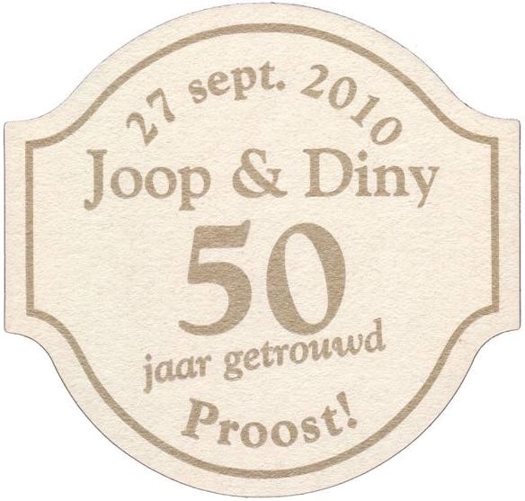 Privé - Joop & Diny  — viltje