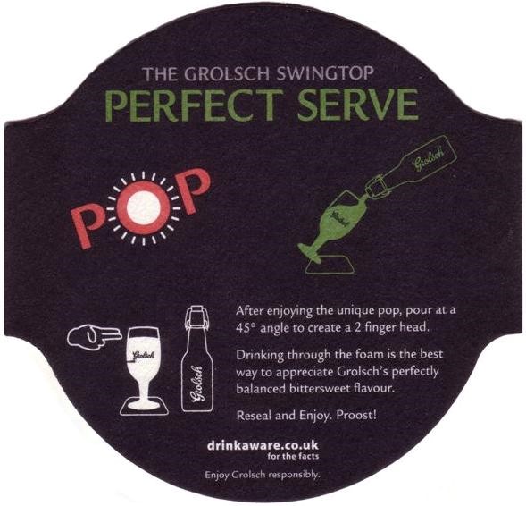 The Grolsch Swingtop — viltje
