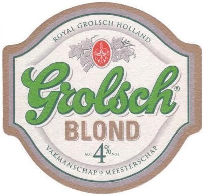 Grolsch Blond — viltje