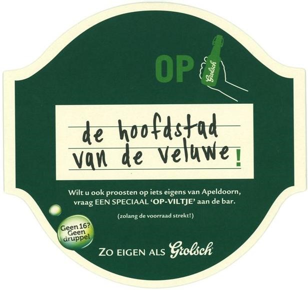 Proost op - Apeldoorn — viltje