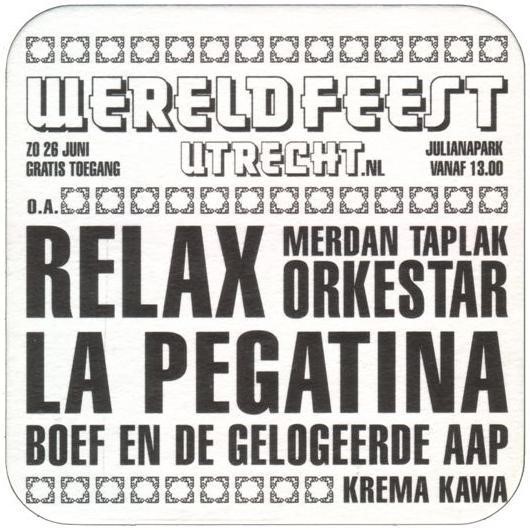 Wereldfeest Utrecht — viltje