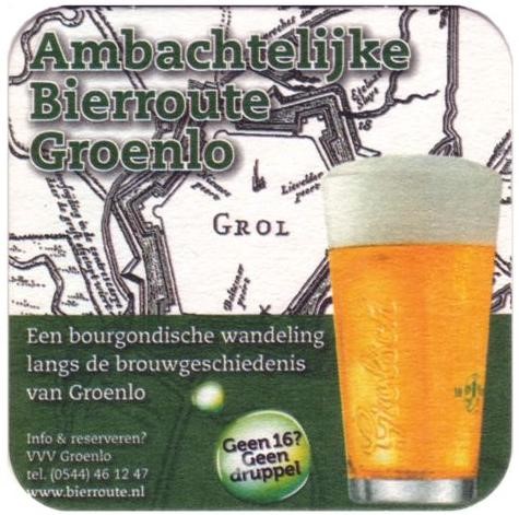 Ambachtelijke bierroute   — viltje