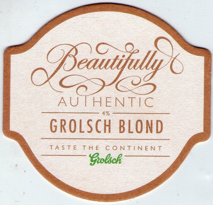 Grolsch Blond — viltje