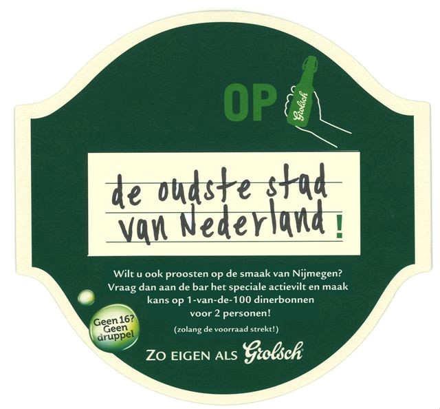 Op De oudste stad — viltje