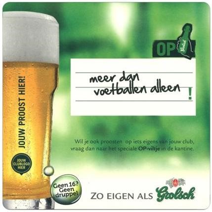 Op meer dan voetballen alleen