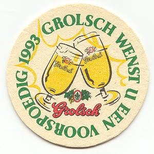 Grolsch wenst u   — viltje