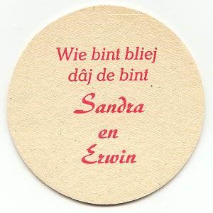 Privé - Sandra en Erwin  — viltje
