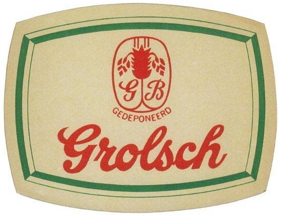 Grolsch gedeponeerd (rood/groen)