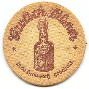 Grolsch pilsner (rood-bruin) — viltje