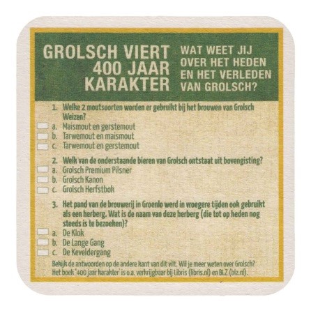 Wat weet jij  — viltje