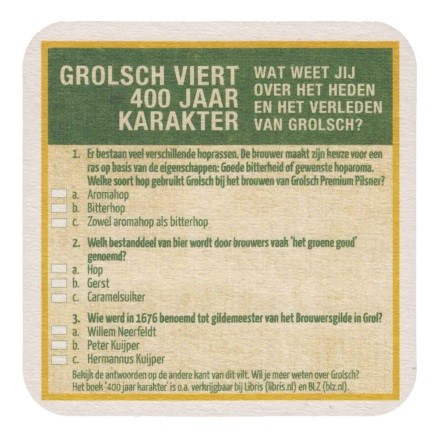 Wat weet jij  — viltje
