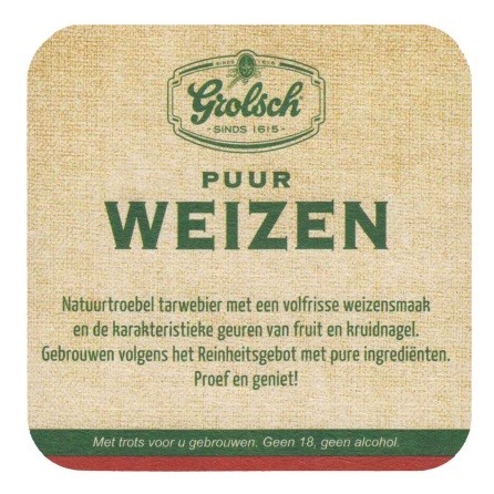 Proef & geniet! — viltje