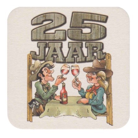 25 jaar — viltje