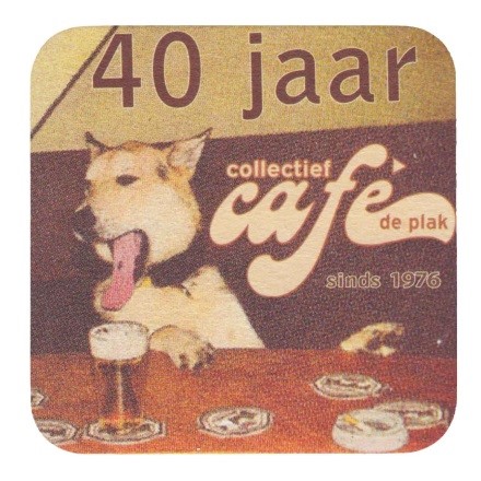 café de plak  — viltje