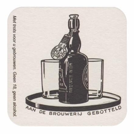 Aan de brouwerij gebotteld      — viltje