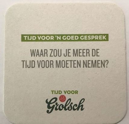 Tijd voor een goed gesprek  (3-12) — viltje
