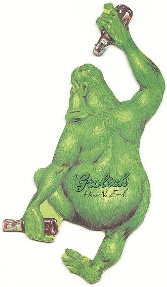 groene aap    — viltje2