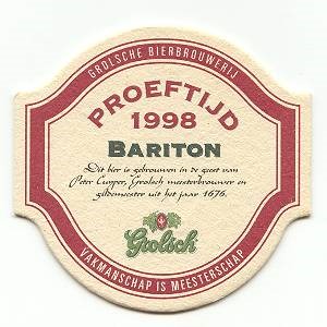 Premium pilsner - Proeftijd 1998 Bariton — viltje