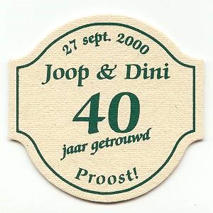 Privé - Joop & Dini — viltje