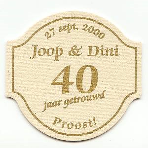 Privé - Joop & Dini — viltje