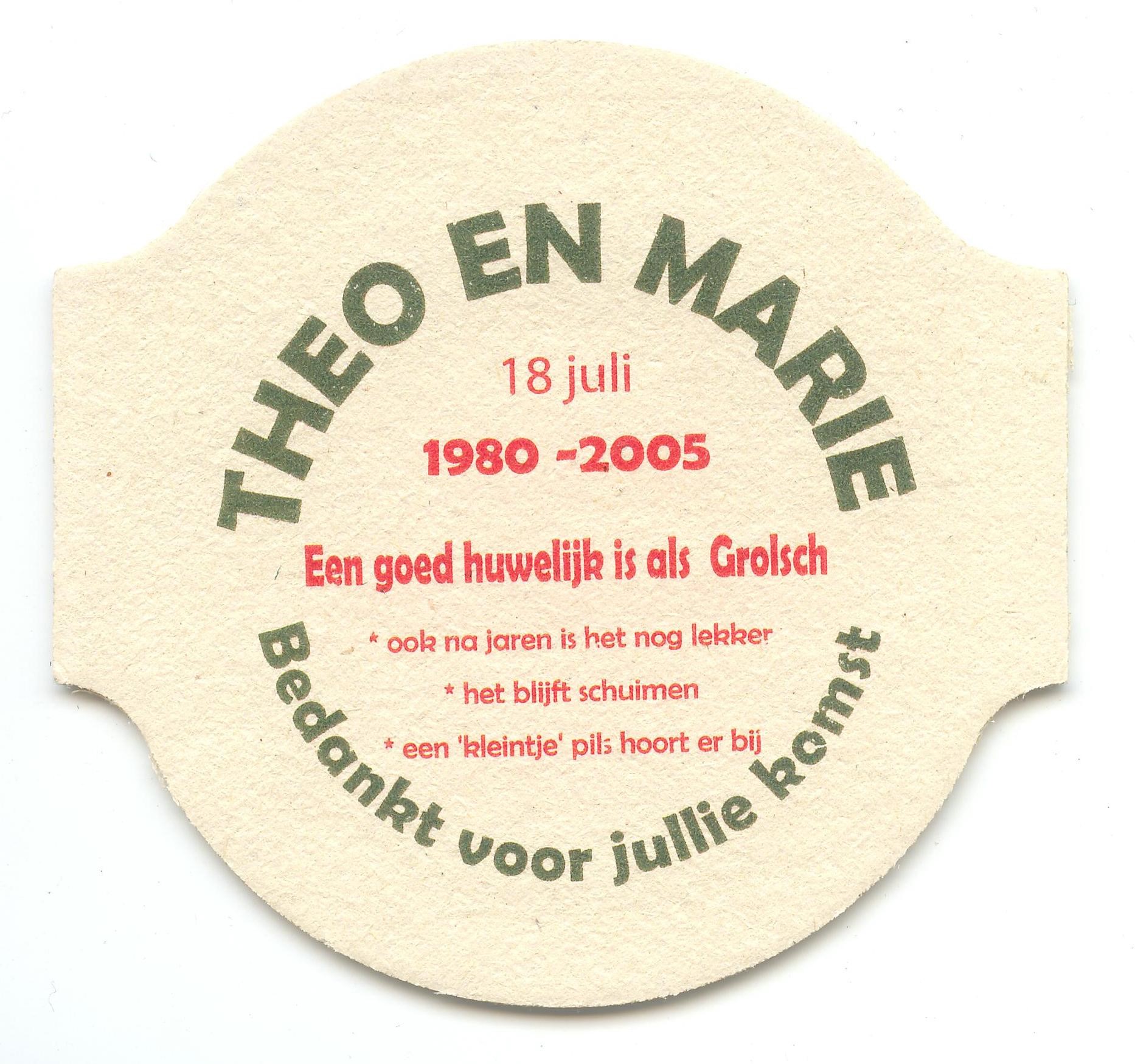 Privé - Theo en Marie — viltje