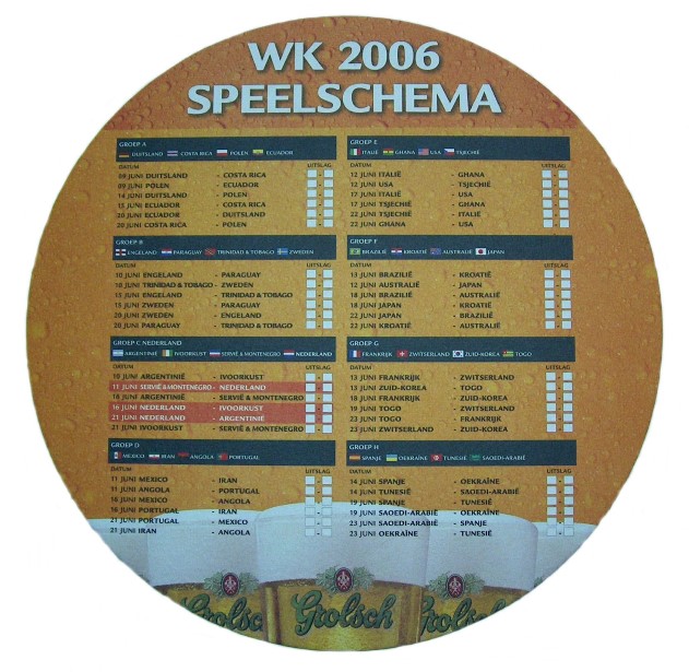 WK viltje - Reuzenvilt — viltje